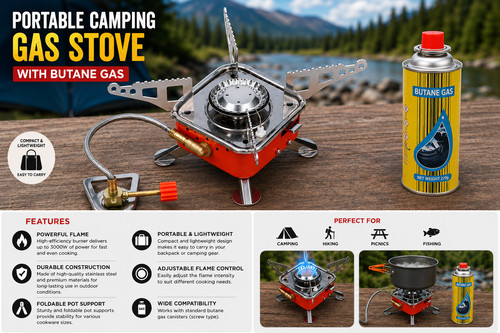 Portable camping gas - portable,