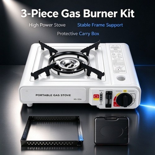 Portable camping gas stove - portable,