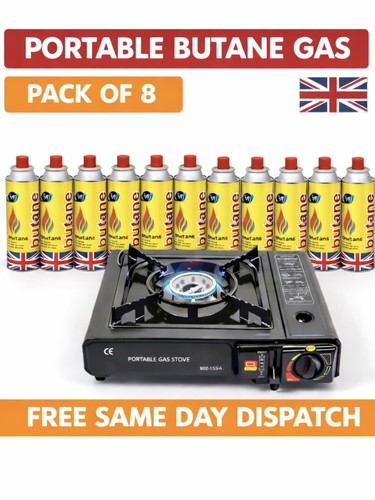 8pc can butane gas - gas, +