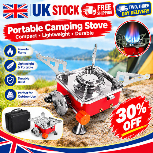 Portable camping gas stove - portable,