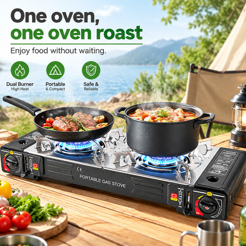 Portable single double - /,