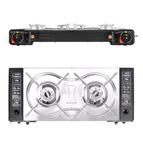 Portable double burner butane - burner,