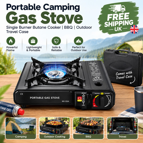 Portable camping gas stove - portable,