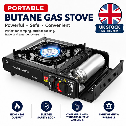 Portable camping gas stove - portable,