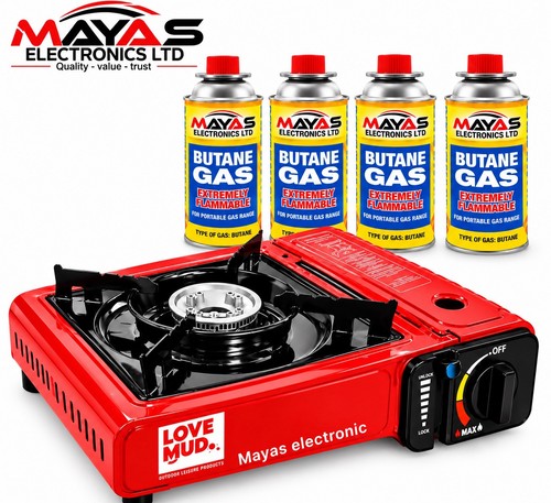 Portable gas camping stove 4 - camping,