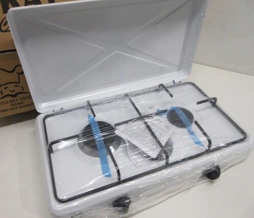 Portable double burner gas - burner,