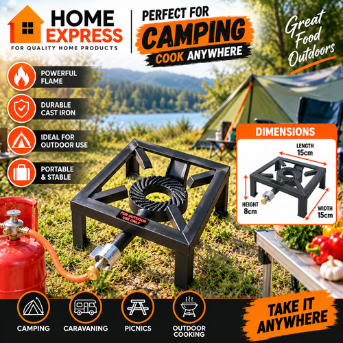 Portable gas burner - burner, camping