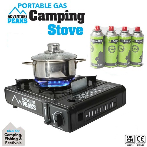 Portable camping gas - gas, stove